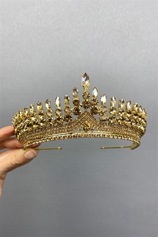 Honey Color Anteras Henna Bridal Crown