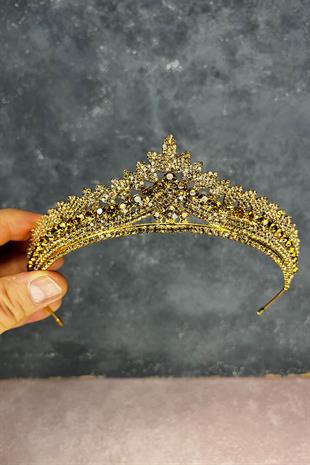 Honey-Colored Asu Bridal Henna Crown