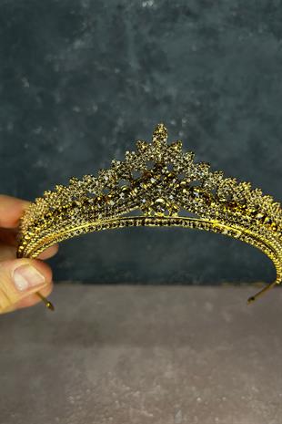 Honey-Colored Asu Bridal Henna Crown
