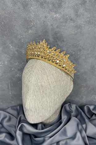 Honey-Colored Beria Bridal Henna Tiara