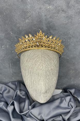 Honey-Colored Beria Bridal Henna Tiara