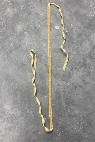 العسل حبة مطرزة فستان حزام الخصر الإكسسوار