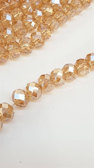 Bal Rengi Kristal Boncuk 8 mm