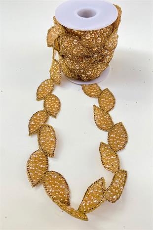 لون العسل ورقة عزر الحديد على الشريط الحجري الشمعدان