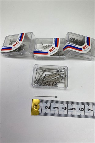 Başlı Toplu İğne 50 li 20 Kutu