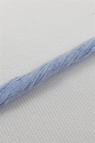 Bebe Mavi İnce Büklüm Makrome