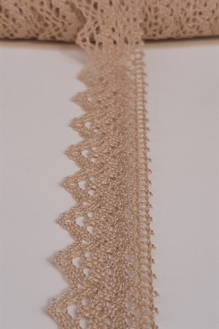 Bej Kopanaki Koton Dantel 2,5cm