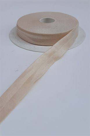 Bej Lastikli Saç Bandı 1,5cm