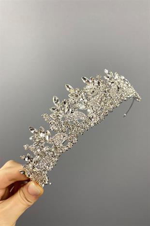 Belur Yaprak Model Gelin Tacı