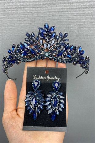 Berlin Bridal Henna Crown and Earrings