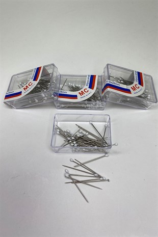 Beyaz Başlı Toplu İğne 50 li 20 Kutu