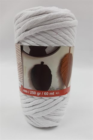 White Twisted Carding Floss