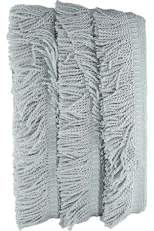 Beyaz Burgulu Bulyon Saçak Püskül 7 cm