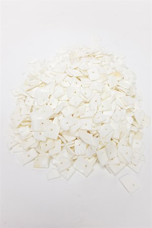 White Patterned Pearlescent Shell