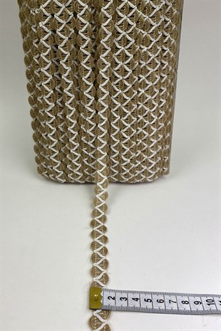 Beyaz İpli Dekoratif Su Yolu Harç 1 mt