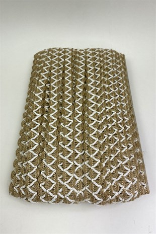 Beyaz İpli Dekoratif Su Yolu Harç 10 mt