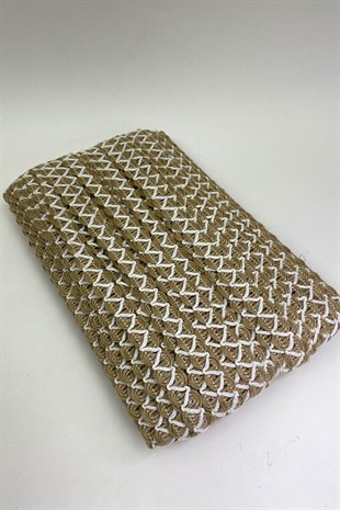 Beyaz İpli Dekoratif Su Yolu Harç 10 mt