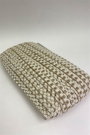 Beyaz İpli Kenar Dekoratif Su Yolu Harç 10 mt