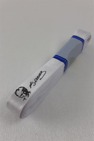Beyaz K.Atatürk Desenli Saten Kurdele