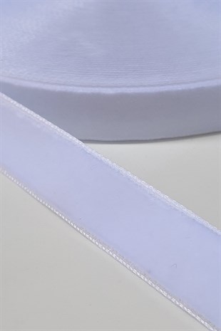 White Velvet Ribbon 2 Cm