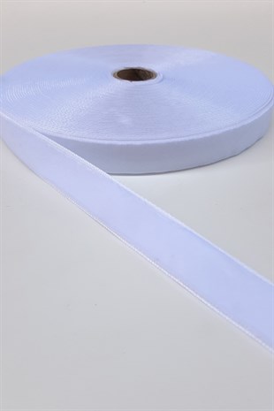 White Velvet Ribbon 2 Cm