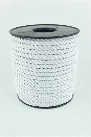 Beyaz Kordonİp 3 mm 25 mt