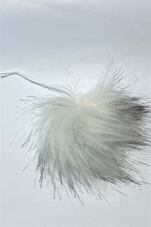 White Fur Pompom