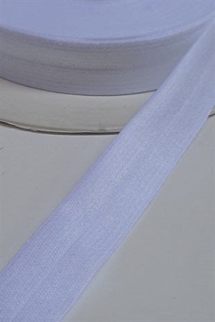 Beyaz Lastikli Saç Bandı 1,5cm