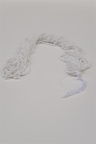 حبات رمال صفيف بيضاء لامعة غير لامعة