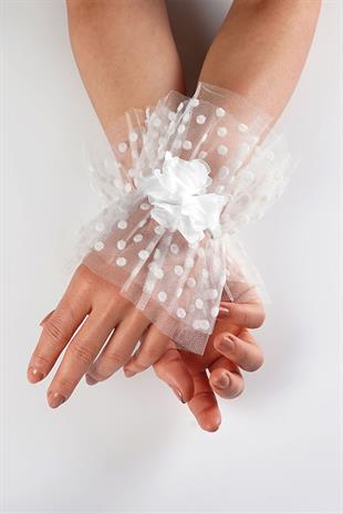 الجملة الأبيض رقصة البولكا نقطة سوار الزفاف التبعي