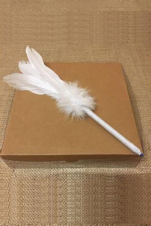 White Polka Dot Pearl Bridal Cap Wedding Hat Voile Groom Boutonniere And Hairy Pen Set of 3