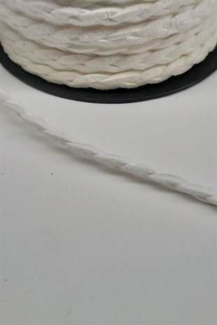 Beyaz Süet Örgü İp