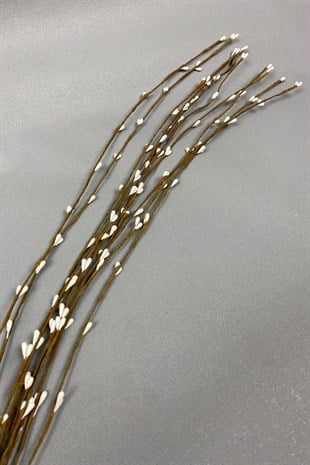 Beyaz Tohumlu Tel Taç 10 Adet