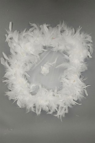 White Hairy Luxury Halay Handkerchief 1 pcs