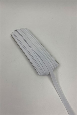 White Flat Rubber 1.5 cm 10 mt