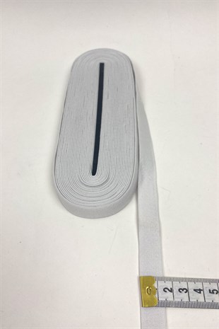 White Flat Tire 2 cm 10 mt