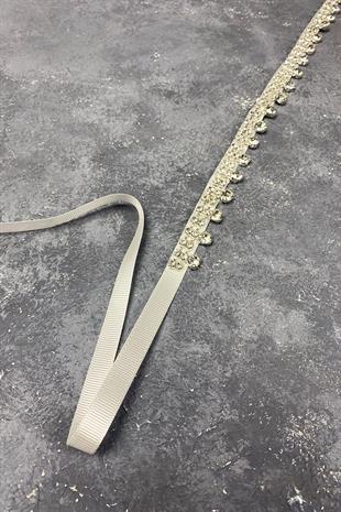 Beyoğlu Stone فستان سهرة بحزام خصر اكسسوار