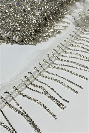 إكسسوار سلسلة حجر بيوغلو هامش شراشيب 1 متر