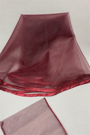 Biyeli Gelin Duvağı Ayyıldızlı Damat Örtüsü ve Takı Kurdele Seti