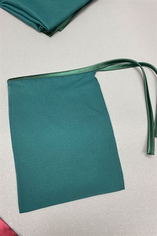 Biyeli Gelin Duvağı Nakışlı Damat Örtüsü ve Takı Kurdele Set