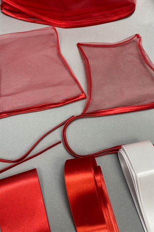 Biyeli Gelin Duvağı ve Biyeli Damat Örtüsü Takı Kurdele Seti