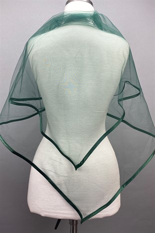 Biyeli Kare Damat Örtüsü