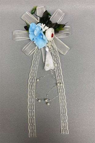 Bohça Bavul ve Konvoy Araba Süsü 1 Adet Mavi