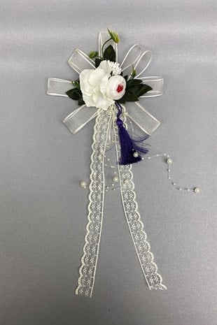 Bohça Bavul ve Konvoy Araba Süsü 1 Adet Krem