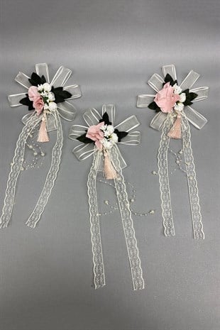 Bohça Bavul ve Konvoy Araba Süsü 3 Adet Pudra