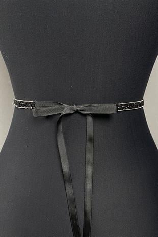 مطرز بالخرز فستان أنيق حزام الخصر الإكسسوار