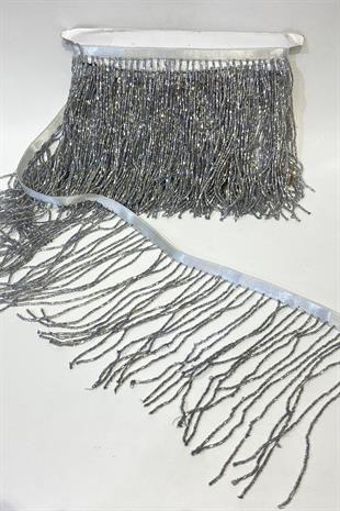 Boncuklu 15 cm Saçak Püskül