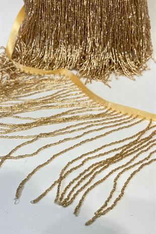 Boncuklu 15 cm Saçak Püskül