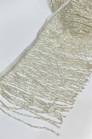 Boncuklu 15 cm Saçak Püskül