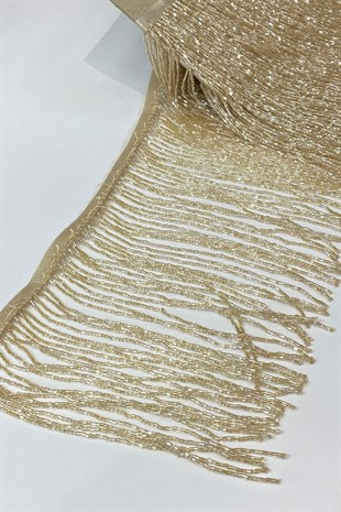 Boncuklu 15 cm Saçak Püskül